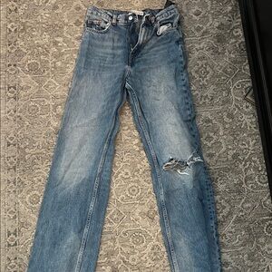 Zara Classic Blue Denim Jeans